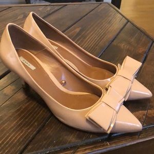 Zara kitten bow heels
